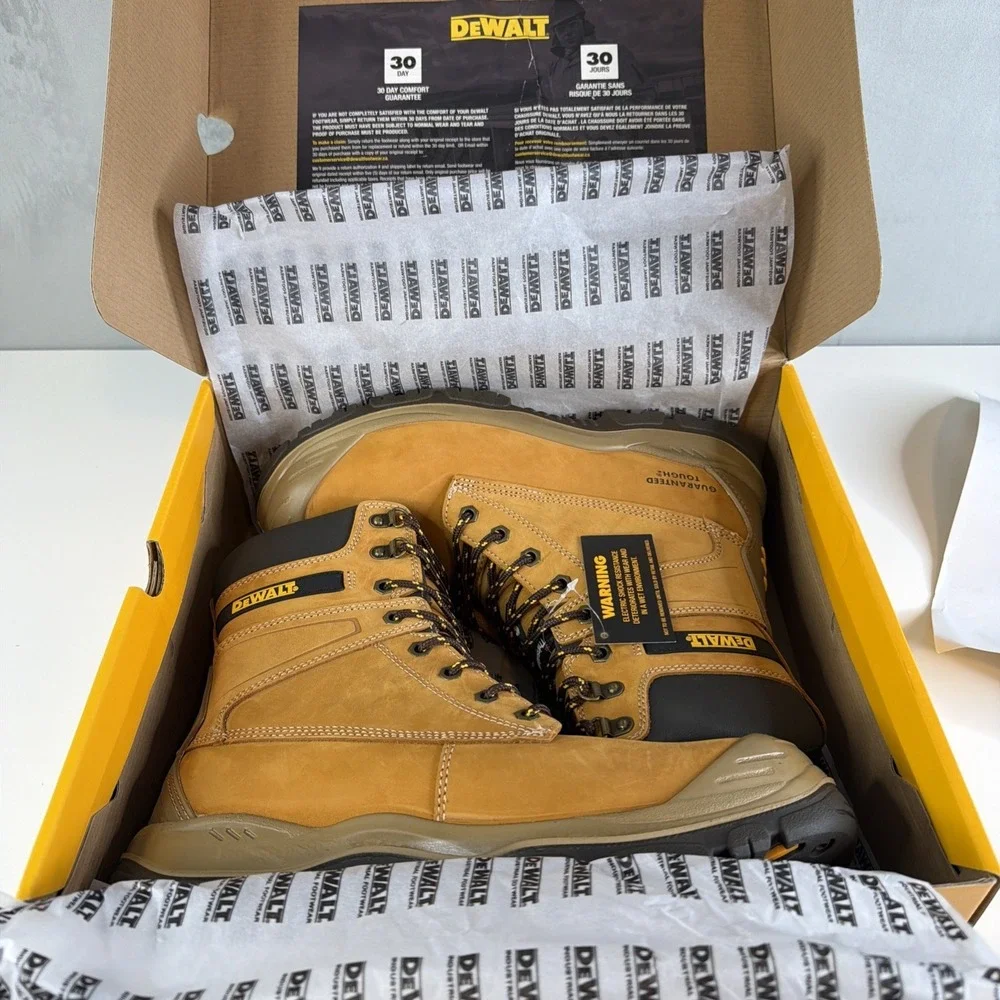 DeWalt Spark 8" Work Boots Mens 11.5W Steel Toe Waterproof New Box - Picture 2 of 10